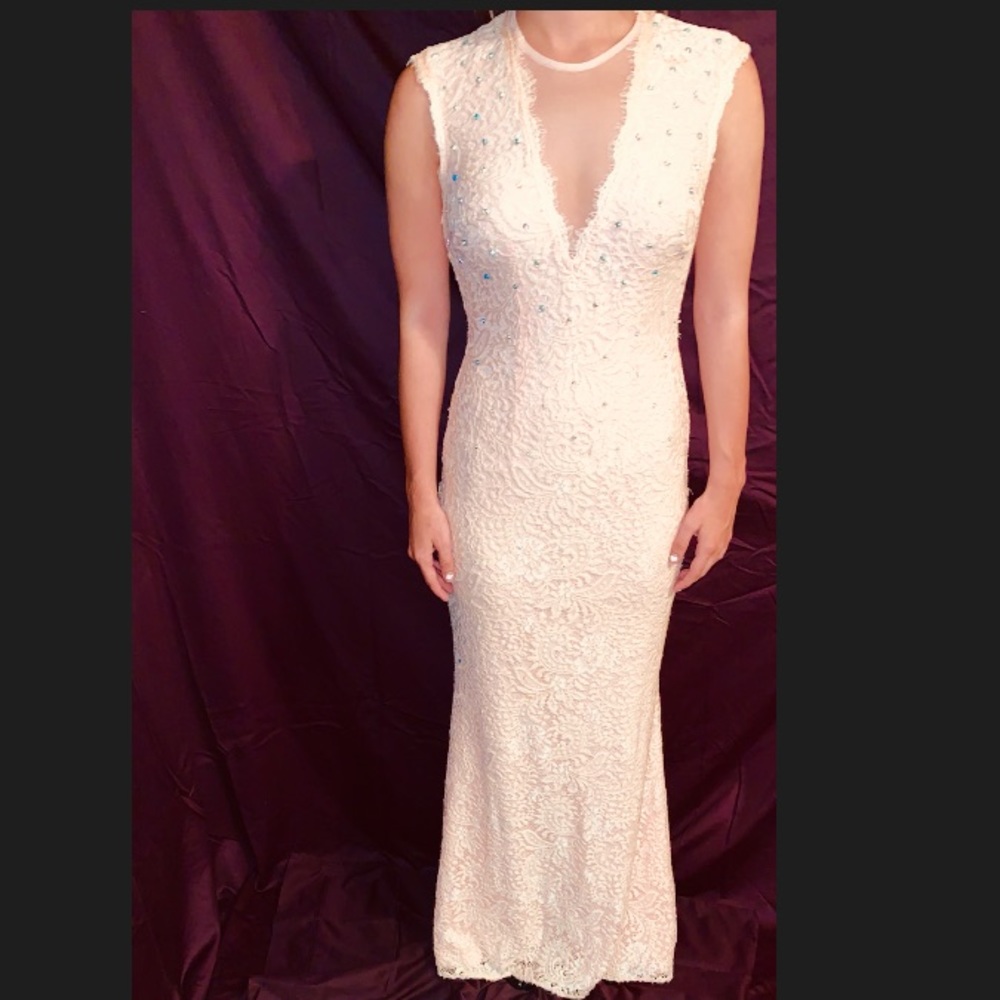 Light Pink Junior Prom Dress